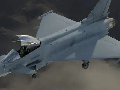 Eurofighter 2000 3D model