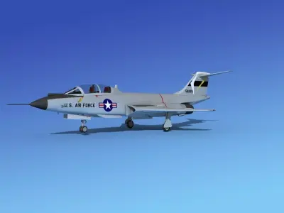 McDonnell F-101B Voodoo V07 3D model