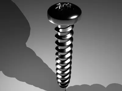 Phillips Head Screw 3D model
