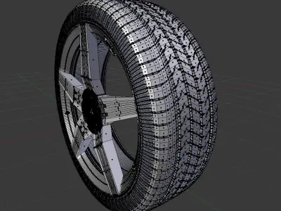 Mercedes-Benz AMG Wheel 3D model