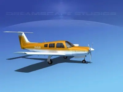 Piper PA-28R-201 Arrow III V10 3D model