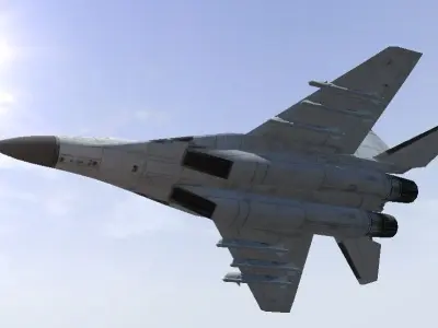 Mikoyan MiG-29 low-poly 3D model Low-poly 3D model
