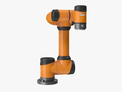 Orange Collaborative Robot 3D model