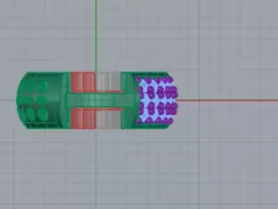 Orecchino modello D Free 3D model