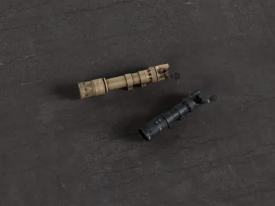 Surefire Scout Light M300V-M600V Low-poly 3D model