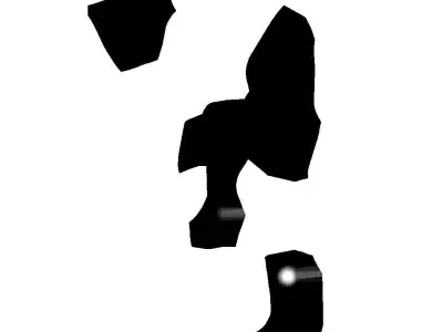 pharaonic sword Khopesh Low-poly 3D model