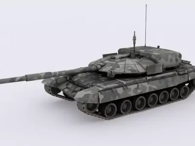 Black Eagle Low-poly 3D model