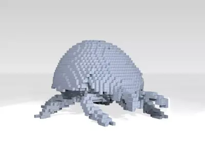 Ladybird Voxel 3D model
