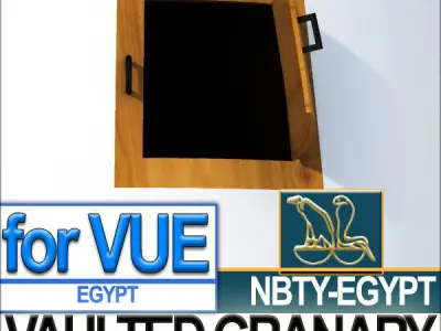 Ancient Egyptian Vaulted Granary 3D model