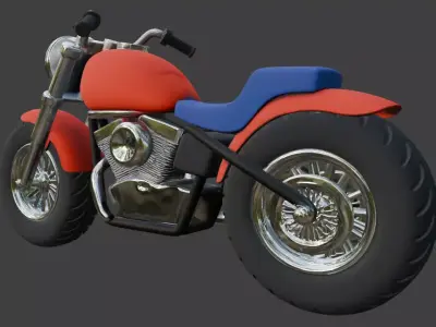 Motorcycle 3D Model 3D model get