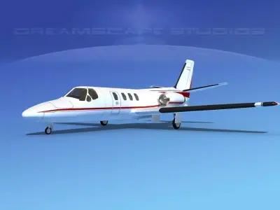 Cessna 500 Citation I V01 3D model