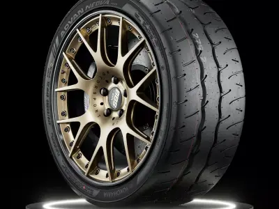 Yokohama Advan Neova AD9 275 30 ZR20 97W XL 3D model