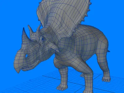 Chasmosaurus triceratops 3D model