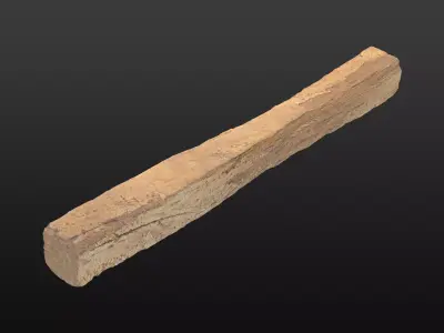 Wood Beam 03 3D model