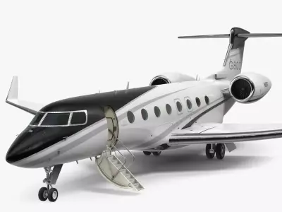 Gulfstream G800 Large Business Jet 3D model