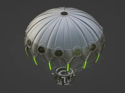 Future Parachute 3D model