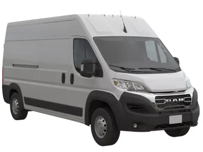 2024 Ram ProMaster L3H2 Detailed interior 3D model