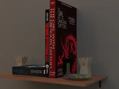 Shelf 1 tealights Free 3D model
