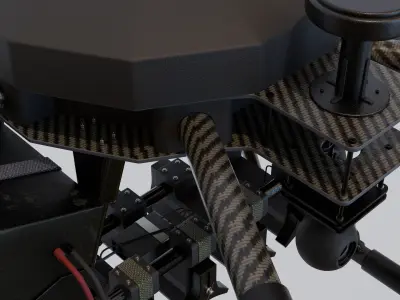 Vampire Drone known as Baba Yaga 3D model