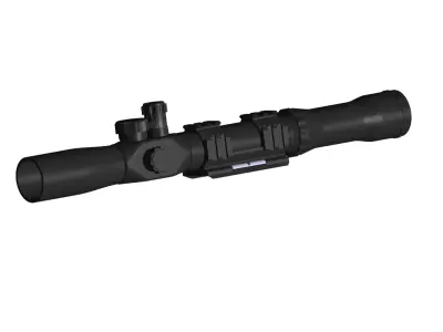 sniper scope 3D model
