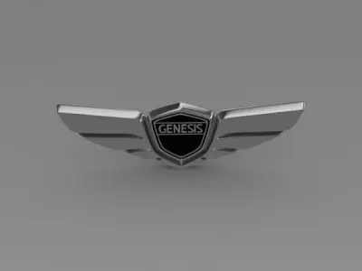 Genesis 3d logo 3D model
