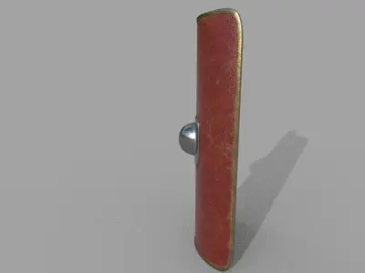 Roman Scutum Shield 3D model