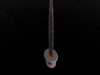 Dagger 3D Model Low-poly 3D model