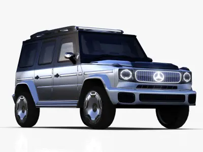 Mercedes EQG EV Low-poly 3D model