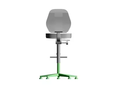 Swivel work chairs Free 3D print model