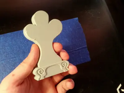 fantasy gravestone tree 3d print Free 3D print model