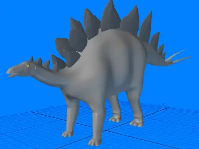 Stegosaurus Type 2 Di 3D model