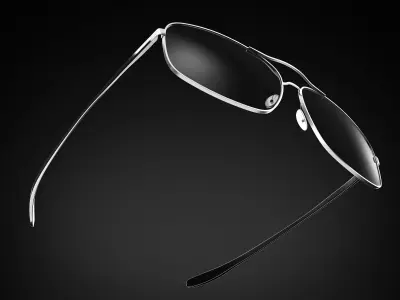 Aviator sunglasses 3D model