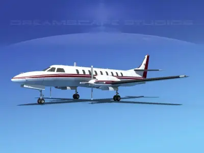 Swearingen SA226 Corporate 6 3D model