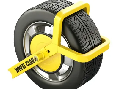 Wheel Clamp 3D model