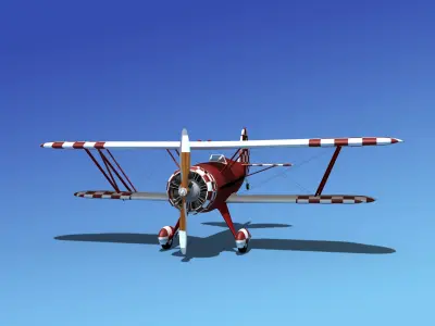 Waco YMF-5 V15 3D model