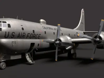 Boeing KC-97L Stratofreighter 3D model