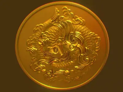 FISH RELIEF  3D model