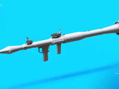 RPG-7 Rocket Launcher 3D model