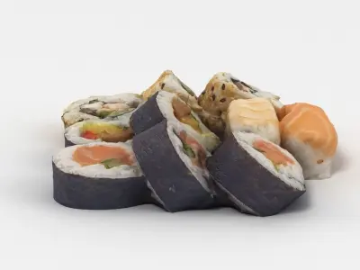 Sushi japanese 3D model