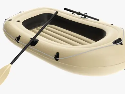 Boat inflatable 05 3D model
