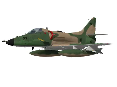 Douglas A-4SU Super Skyhawk 3D model