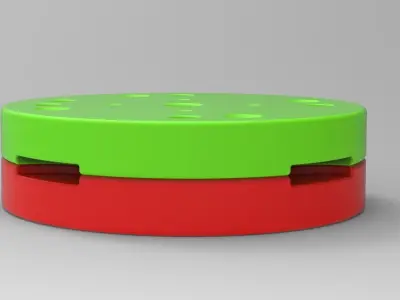 Mold for diecast military truck tire 10 Scale 1 to 25 3D print model