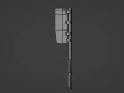 Apocalypse Axe Free low-poly 3D model