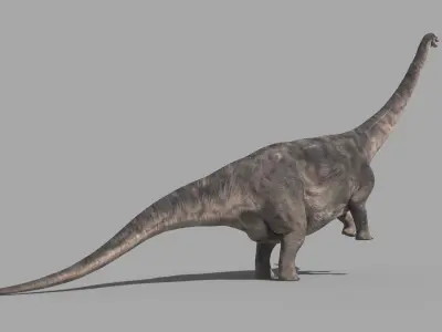 Apatosaur Forever - 8K 3D model