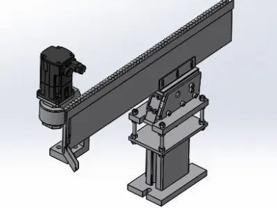 A vibrating disc for piping products 3D model