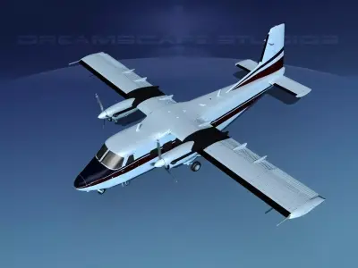 Harbin Y-12 II V08 3D model