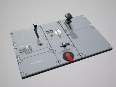 Lower Pedestal Se Low-poly 3D model