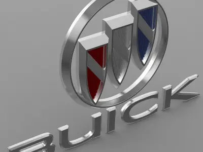 buick logo 3D model