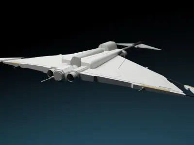 Glider Appocalypse 3D Model Low-poly 3D model