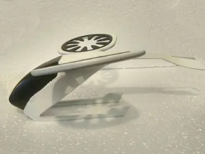 FUTURISTIC Helicopter DIY 3D MODEL 3D print model